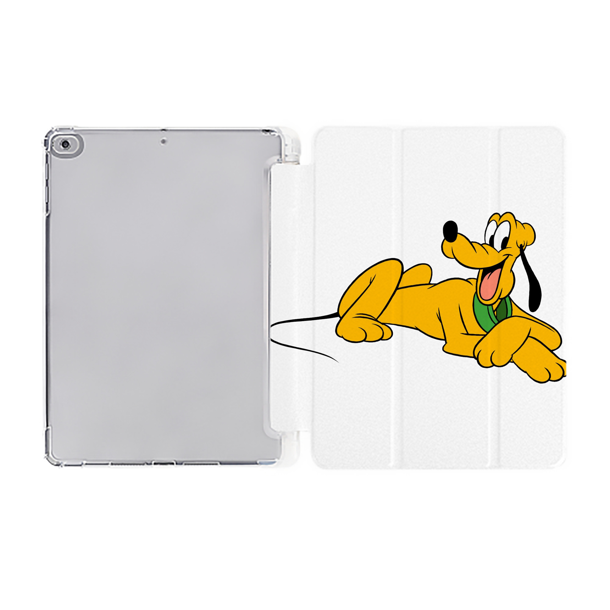 （画像用） ミッキーマウス Mickey Mouse IPad ケース ペン収納付き 三つ折りスタンド PUレザー×シリコン 対応機種9.5/10.5/10.9インチ
